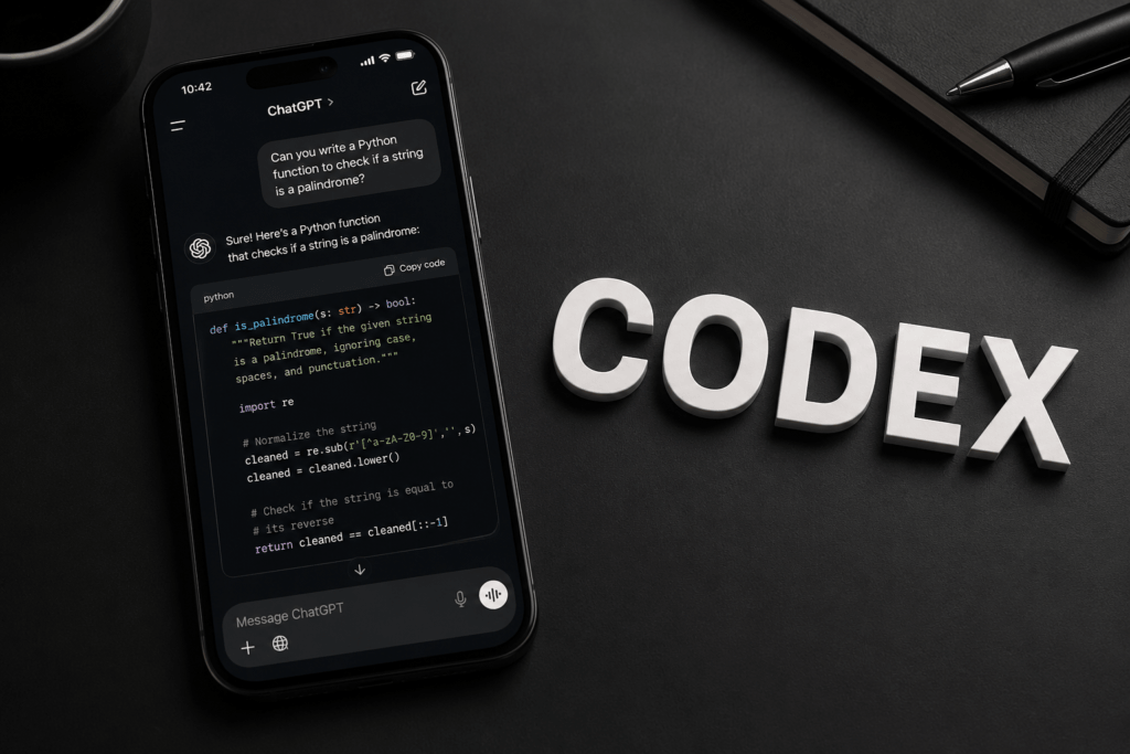 Codex Mobile ChatGPT App Integration