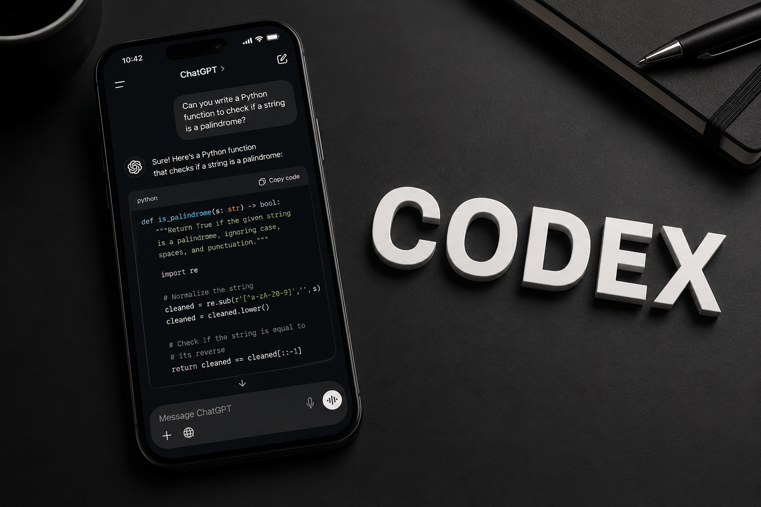 Codex Mobile ChatGPT App Integration
