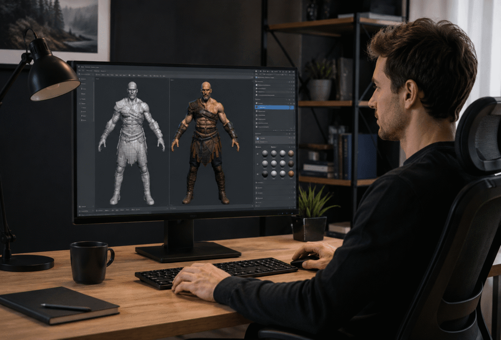 AI-driven 3D workflow