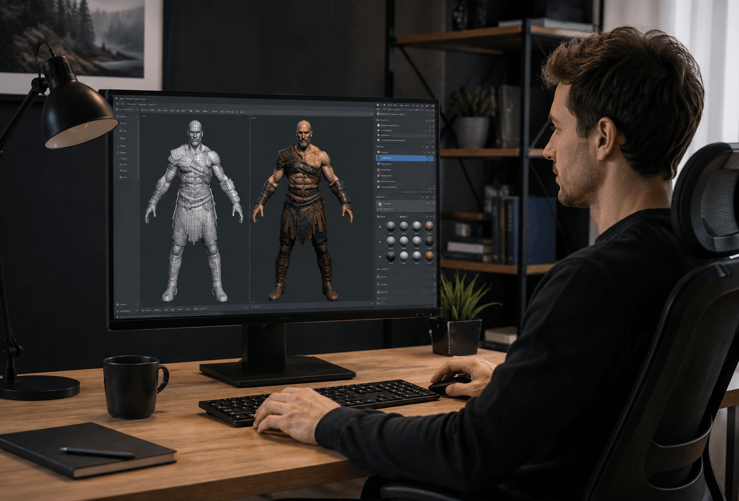 AI-driven 3D workflow