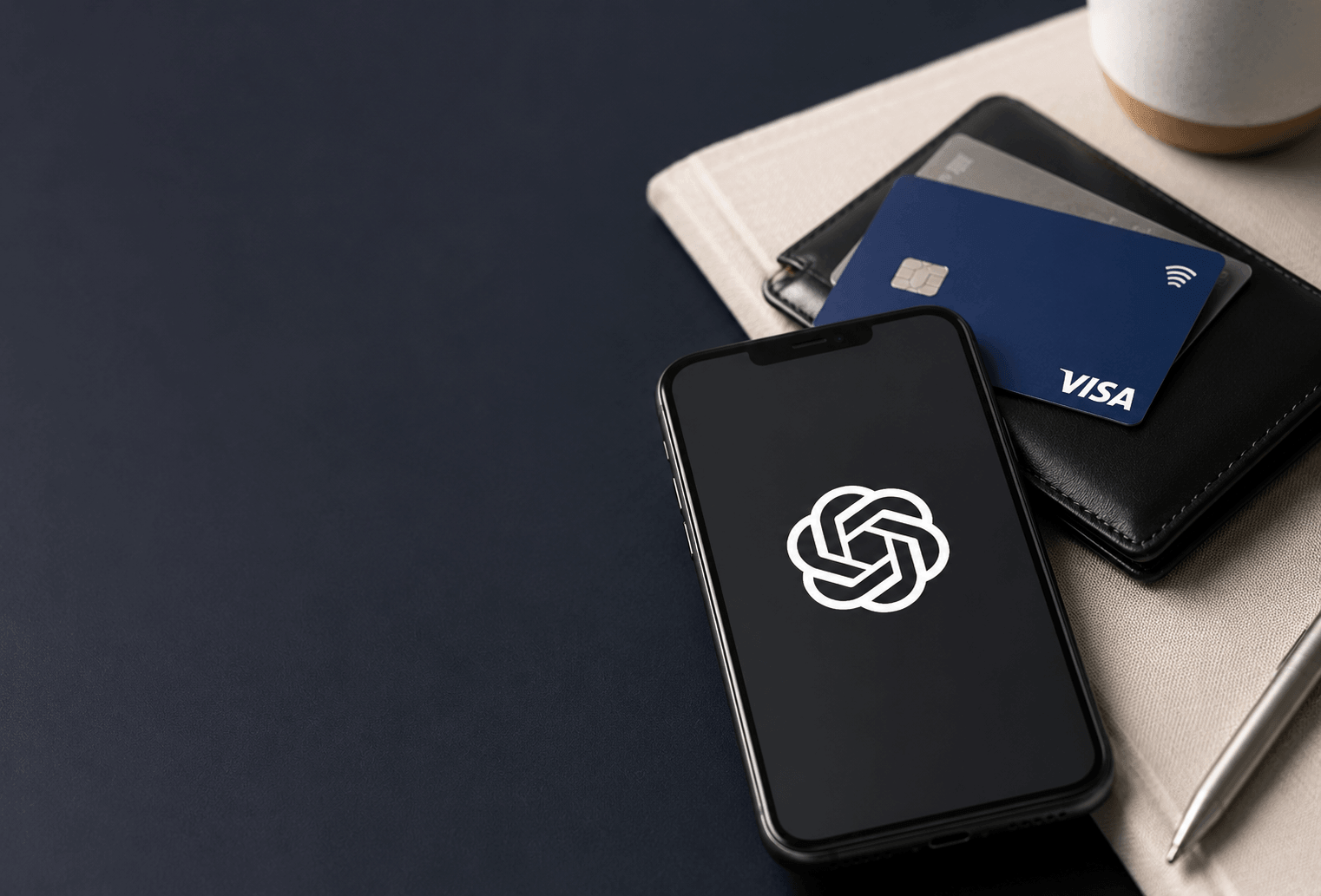 Visa ChatGPT payments interface with tokenized card details
