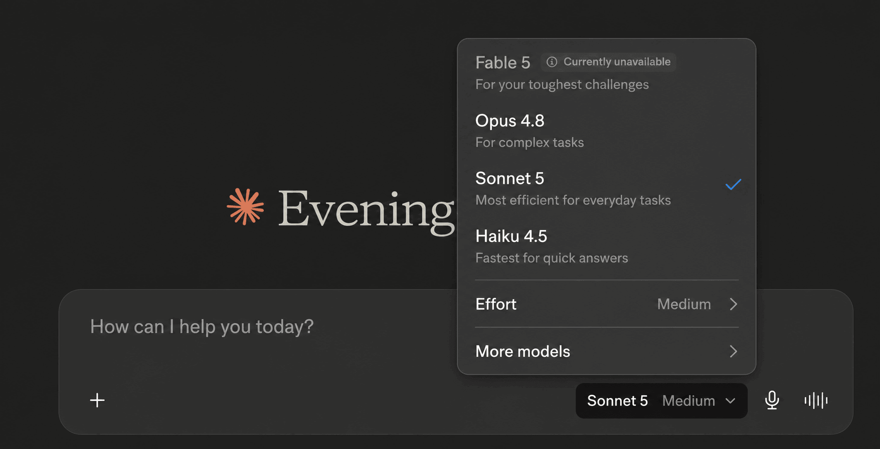 Claude Sonnet 5 generating code in an IDE